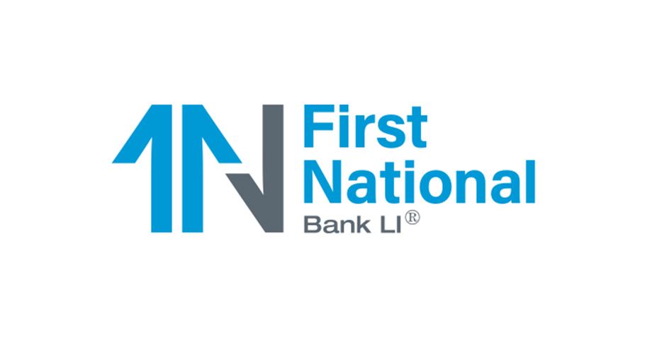 Alt tag: "Logo of 'First National Bank of Long Island', the North Shore's first independent, community-focused bank founded in 1927, now serving Nassau, Suffolk, Queens, Brooklyn, and Manhattan with a commitment to exceptional, personalized service.
