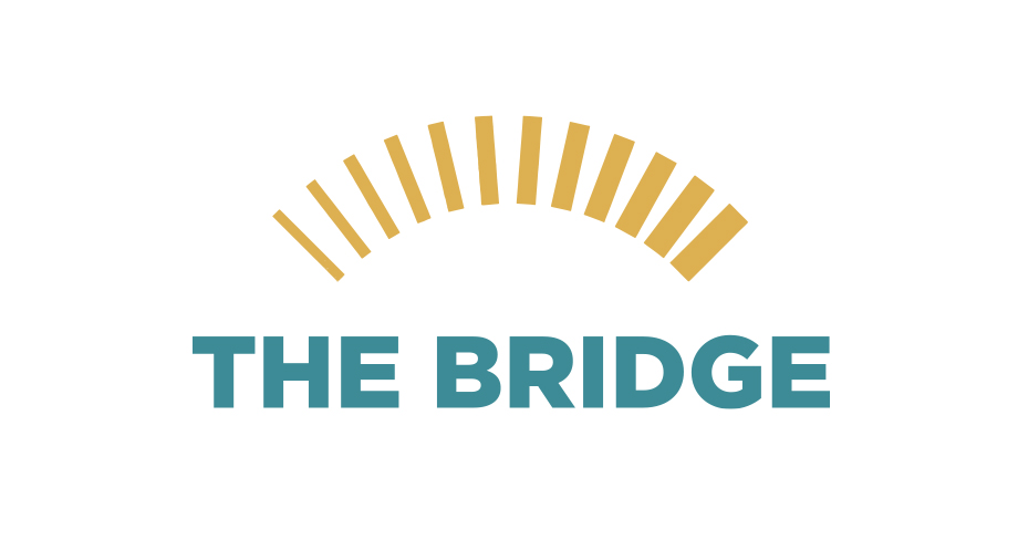 Logo of 'The Bridge', an organization dedicated to offering help, hope, and opportunity to the most vulnerable through comprehensive rehabilitative services.
